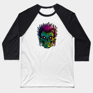 zombie punk Baseball T-Shirt